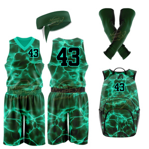 Uniformes de Baloncesto Personalizados Profesionales de Poliéster, Venta al Por Mayor para Equipos, Alto Rendimiento, Transpirables, Malla, Sin Mangas, Cuello en V - Product Image 1