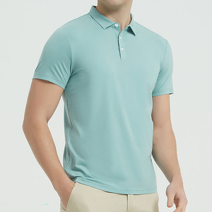 Chemises polo en polyester et élasthanne, légères, 190 g/m², boutonnées, coupe ajustée personnalisée, OEM, chemises polo pour hommes - Product Image 4