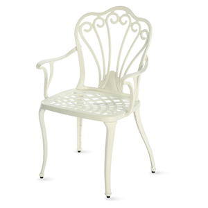 Lot de 2 chaises de bistrot avec grand dossier Chaises de patio en métal tout temps pour terrasse de jardin Jardin Bronze Treillis Weave Design - Product Image 3