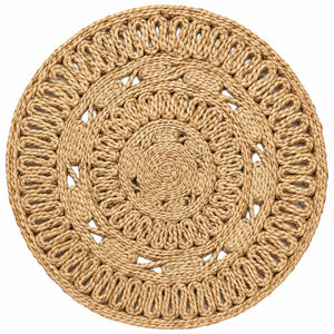 High Demand Natural Jute Rectangle <b>Rug</b> Handmade Braided <b>Woven</b> Modern Carpet Star Hometex SHTJR26008 Washable Medallion <b>Flat</b> Pile - Product Image 1