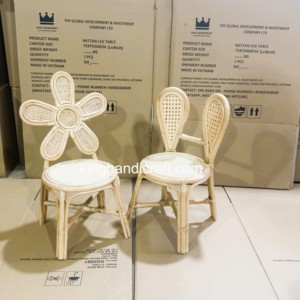 Chaises en rotin faites à la main pour enfants, en gros, pour événements de location, mariages, fêtes d'anniversaire et décoration d'événements - Product Image 3
