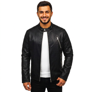 Affordable Rate Men <b>Leather</b> <b>Jacket</b> Lightweight high Quality Durable Material fully customized <b>Leather</b> <b>jacket</b> for men - Product Image 1