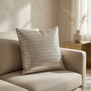 Cojín Decorativo Geométrico de Lujo, 100% Poliéster, Antipilling, Cierre de Cremallera, Extraíble y Lavable - Product Image 3