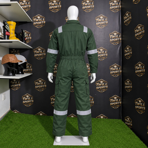 Overol de Trabajo para Hombre TwillSports, Uniforme de Seguridad Reflectante, Traje Protector Transpirable de Algodón para Construcción y Reparación - Product Image 5