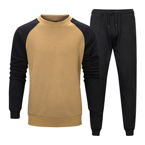 Ensemble de survêtement polaire uni pour homme avec logo personnalisé, sweat à capuche et pantalon de jogging, 2 pièces, fermeture à cordon de serrage pour la vente en gros - Product Image 4