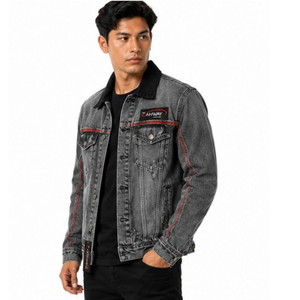 New Arrival <b>Men</b> <b>Denim</b> <b>Jacket</b> Premium Cotton Blend Rugged Yet Comfortable Design Ideal For Daily Wear And Layering - Product Image 6