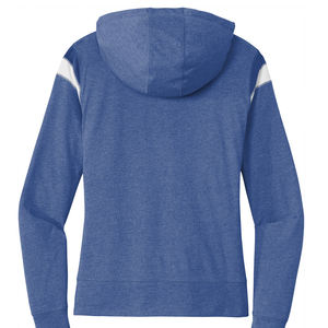 Nueva llegada: Sudadera con capucha 100% algodón para mujer, manga larga, logo frontal, para invierno, bajo MOQ, precio mayorista, con paneles laterales - Product Image 2