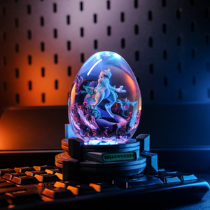 Lamp custom resin, lamp resin, custom night <b>light</b>, po.ke.mon lamp epoxy, art deco lamp, Personalized gift, Handmade gift - Product Image 3