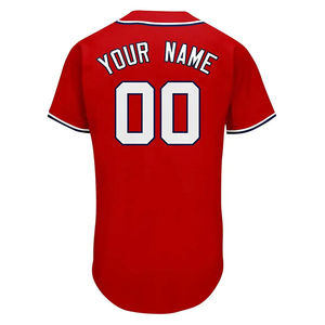 Uniforme de Béisbol Juvenil Personalizado, Jersey de Manga Corta para Hombre, Ropa Deportiva, Jersey de Béisbol - Product Image 2