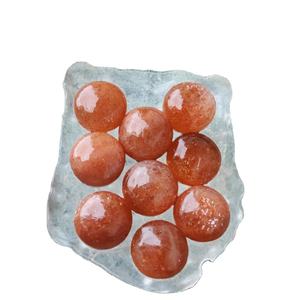 Natural ShungiteStone <b>Magnetic</b> Graphite Sunstone IGI Certified Loose Gemstone Round Brilliant Cut Cabochons - Product Image 2