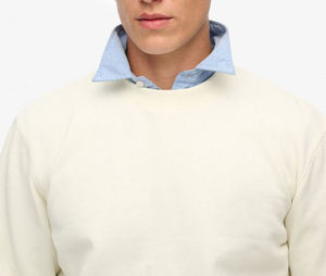 Venta Directa de Fábrica, Sudadera con Puños Acanalados para Hombre, 100% Algodón, Manga Larga, Corte Holgado, Cuello Redondo - Product Image 6
