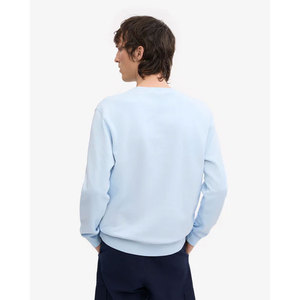 Sweat-shirt d'hiver uni à col ras du cou pour homme, en molleton de coton épais 400 g/m², chaud et minimaliste, vente en gros - Product Image 5