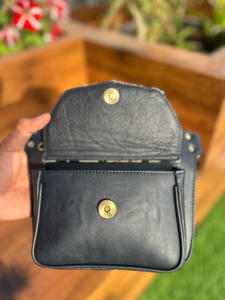 Nouveau sac de taille en cuir véritable fait à la main occidental avec ceinture réglable Unique Vintage élégant sac banane hanche sacs de taille réglables - Product Image 6