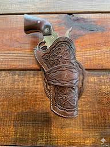 Étui de ceinture en cuir premium, porte-cartouches de style western cowboy, sangle réglable, ensemble de ceinture utilitaire pour l'équitation - Product Image 5