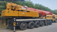 Grue sur camion d'occasion QY100K QY100K-II 100 tonnes, moteur diesel Weichai, vérins MOOG, pompe Li-yuan, système de moteur hydraulique, modèle 2016