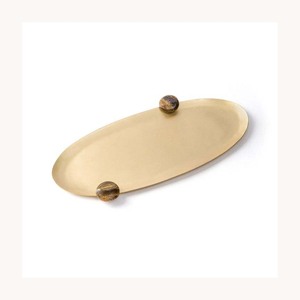 Luxury Metal Food Serving Tray Premium Customized New Arrival Snack Dessert Tea Coffee Display Tray Gift Collection - Product Image 1