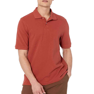 Men Blue Polo <b>Shirt</b> Short Sleeve Knitted Regular Fit Solid Color Casual <b>Collar</b> <b>T</b>-<b>Shirt</b> - Product Image 5