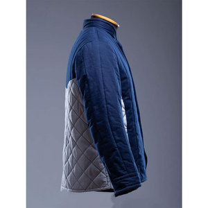 Gambeson médiéval matelassé bicolore Hema, veste de combat LARP rembourrée en coton respirant, double boutonnage avec boutons en laiton - Product Image 3