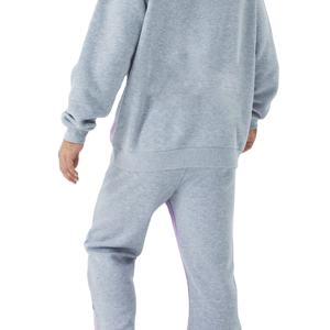 Chándales bordados de lana de algodón 100%, pantalones de chándal acampanados de algodón, trajes de lavado ácido de chándal, trajes de chándal 2026 HI - Product Image 5