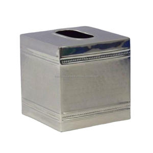 Dispensador de servilletas de hierro de hoja de metal listo para usar, caja de servilletas portátil fácil para cocinas, precios razonables a granel - Product Image 5