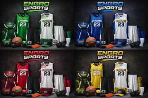 Ensemble de maillots de football 7 contre 7 personnalisés, impression par sublimation, fabricant de vêtements de sport OEM, style américain, Pakistan, 7 contre 7 - Product Image 3