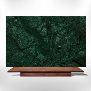 Losa de mármol verde oscuro natural con texturas minerales distintivas para encimeras de cocina de lujo y superficies de pared llamativas - Product Image 3