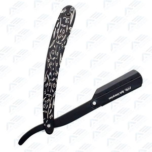 Cuchillas Reemplazables, Herramienta de Afeitado Profesional para Barberos y Cuidado Personal, Navaja de Afeitar, Maquinilla de Afeitar Manual Plegable - Product Image 2