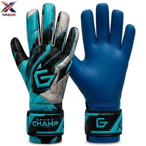 Gants de gardien de but Bulk Sports, paume en latex allemand, logo personnalisé, pour adultes unisexes, édition équipe, forte adhérence, usage officiel pour les équipes. - Product Image 4