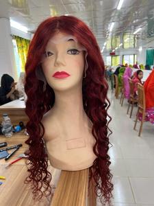 <b>Long</b> Large Cap 250% Density Lace Front Human Hair <b>Wig</b> – Thick Full Body Remy Hair Natural Hairline Glueless <b>Wig</b> - Product Image 5
