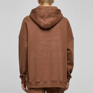 Sudadera con Capucha Extra Grande de Moda Moderna 100% Algodón para Hombre con Bolsillo Delantero y Estilo Urbano Relajado para Invierno - Product Image 2