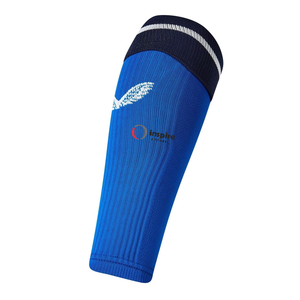 Inspire Apparel Thin Nylon Knitted Knee High Compression <b>Socks</b> <b>Black</b> Red Dot Pattern Breathable Running Leg Warmers Adult Summer - Product Image 6