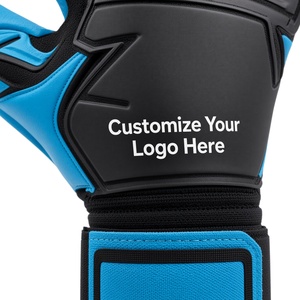 Gants de gardien de but de football personnalisables avec logo, en PU, respirants, avec sangle de poignet réglable, unisexe - Product Image 2