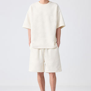 Camiseta Deportiva Formal de Alta Calidad con Cierre de Cremallera, Tejida con Fibra de Bambú, 400 Gramos, Corte Ajustado, Transpirable, de Secado Rápido, Pantalones Cortos para Correr - Product Image 1