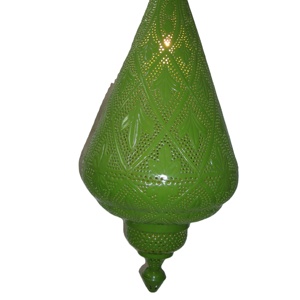 โคมไฟเหล็กโมร็อกโกได้รับการรับรองหลายสีทองอุปกรณ์แสงพรีเมี่ยมโคมไฟระย้าแก้วจี้ไฟ - Product Image 1