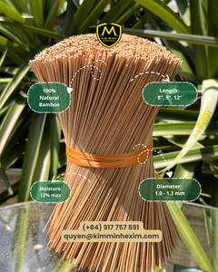 Varillas de bambú KMI para la fabricación de incienso de Vietnam, suministro a granel con precio competitivo - Product Image 2