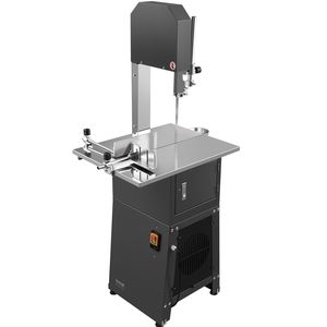 Commercial Electric 550W Stainless Steel <b>Meat</b> Bandsaw 19.1\"x15\" Vertical Bone Sawing <b>Machine</b> 7.09\" Cutting <b>Meat</b> <b>Processing</b> - Product Image 1