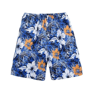 Shorts de bain pour hommes en tissu satiné lisse, aspect brillant, design personnalisé de luxe, sublimation - Product Image 4