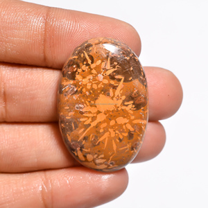 พลอยธรรมชาติ FAIJAN GEMS แจสเปอร์ทรงดาวสีน้ำตาล คริสตัลสำหรับทำเครื่องประดับ หินบำบัด พลอยหลวม วัสดุจากรัฐราชสถาน ผู้จัดจำหน่ายบุคคลที่สาม - Product Image 2