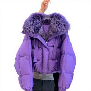 Chaqueta de Invierno Personalizada para Mujer, Abrigo de Piel Sintética de Alta Calidad, Chaqueta Larga de Piel Sintética para Mujer - Product Image 1