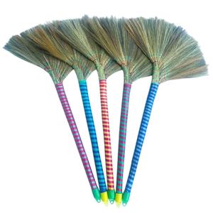 Escoba de paja asiática Deluxe Vietnam ventilador suave escoba de paja Vietnam 40 "escoba de hierba suave hecha a mano para interior y exterior con muestra gratis - Product Image 3