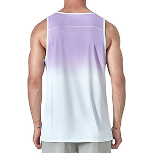 Camiseta sin mangas con cuello en V para hombre, material personalizado, diseño personalizado, tejido transpirable de secado rápido, etiqueta privada, todas las tallas disponibles, precio bajo - Product Image 3