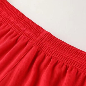 Conjunto de camiseta de voleibol roja degradada para hombre, sin mangas, con cuello en V, hecho en Pakistán, personalizado, liso, transpirable, uniforme de voleibol para hombre - Product Image 6
