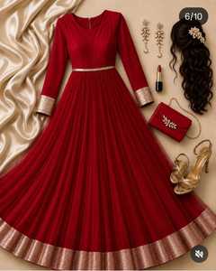 Nuevo diseño de vestido Anarkali de georgette para fiestas y festivales, con dupatta, estilo pakistaní Salwar Kameez, vestido indio. - Product Image 5