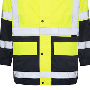 Customizable Winter Safety <b>Jacket</b> with High Visibility Breathable Reflective <b>Construction</b> and Personalized Logo for <b>Work</b> Gear - Product Image 5