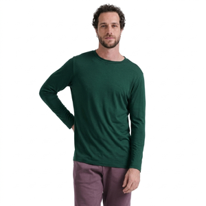 Nueva Camiseta de Pesca Unisex de Manga Larga con Protección Solar UPF 35, Antibacteriana, con Logotipo Estampado por Transferencia Térmica, de Secado Rápido, 100% Poliéster - Product Image 1