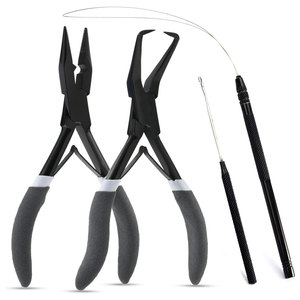 Outils et kits d'extension de cheveux de style parfait, kit d'installation tendance pour usage domestique, outils d'extension de cheveux professionnels et élégants - Product Image 1