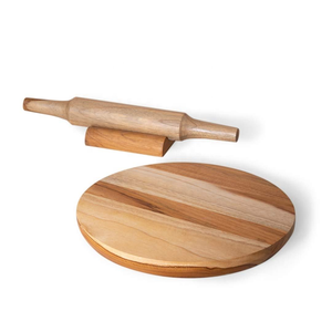 Planche à rouler artisanale traditionnelle en bois de manguier avec pieds pour Roti Chapati, Chakla Belan, Buraq, artisanat - Product Image 2