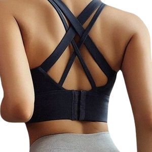 Nuevo Sujetador Deportivo con Logotipo Personalizado, Talla Grande, con Relleno, para Yoga, Transpirable, de Alta Calidad, Cómodo y con Soporte - Product Image 1