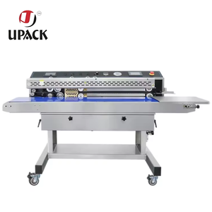 Machine de scellage à bande continue intégrée haute vitesse avec purge d'azote pour sachets/pochettes alimentaires en aluminium - Product Image 2