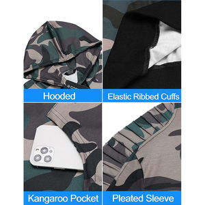 Ensemble de survêtement camouflage personnalisé pour homme, 2 pièces, sweat à capuche et pantalon de jogging, coupe ajustée, vêtements de sport, tenue de sport, streetwear - Product Image 3